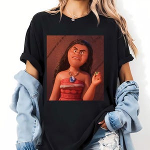 Disney Princess Moana Meme Comfort Colors Shirt, Disney Princess Tee Shirt, Magic Kingdom Shirt