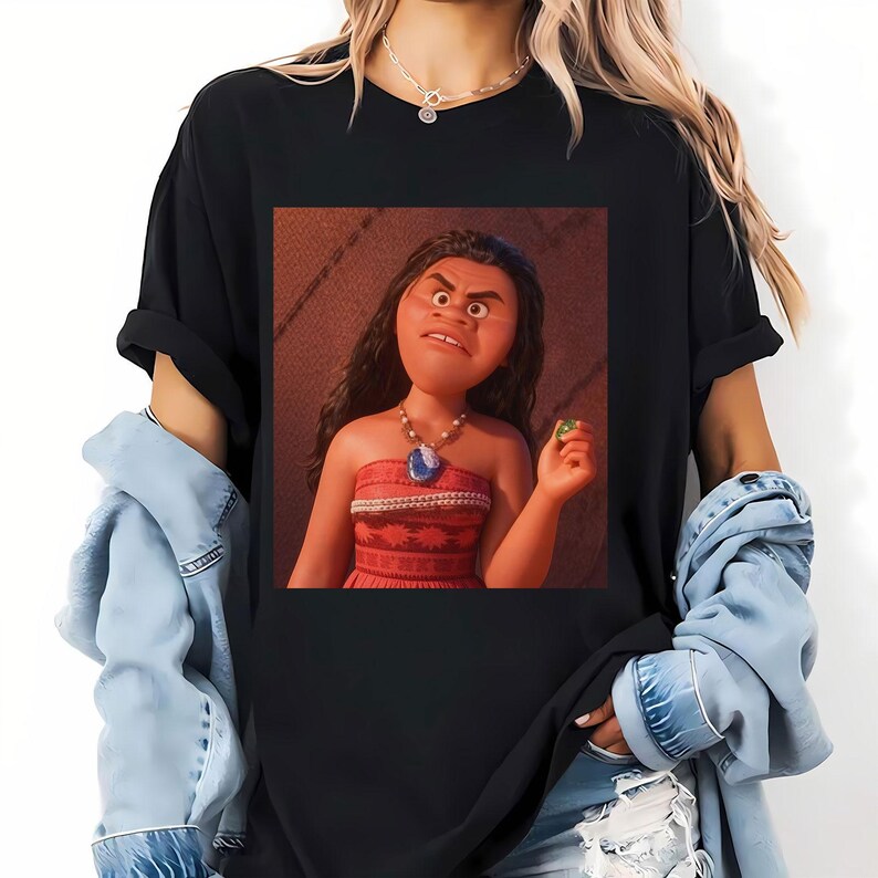 Disney Princess Moana Meme Comfort Colors Shirt, Disney Princess Tee Shirt, Magic Kingdom Shirt