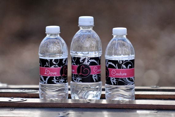 Custom Water Bottle Labels - Personalized Water Bottles