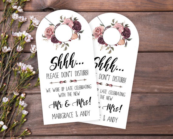 hotel wedding favors