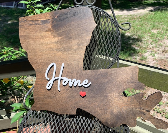 Louisiana Wall Art Louisiana Home Decor La Wall Art Sign Wall Home Decor Sign Rustic Home Decor Wall Art Louisiana Home Wall Art Sign By Labelsrus Catch My Party