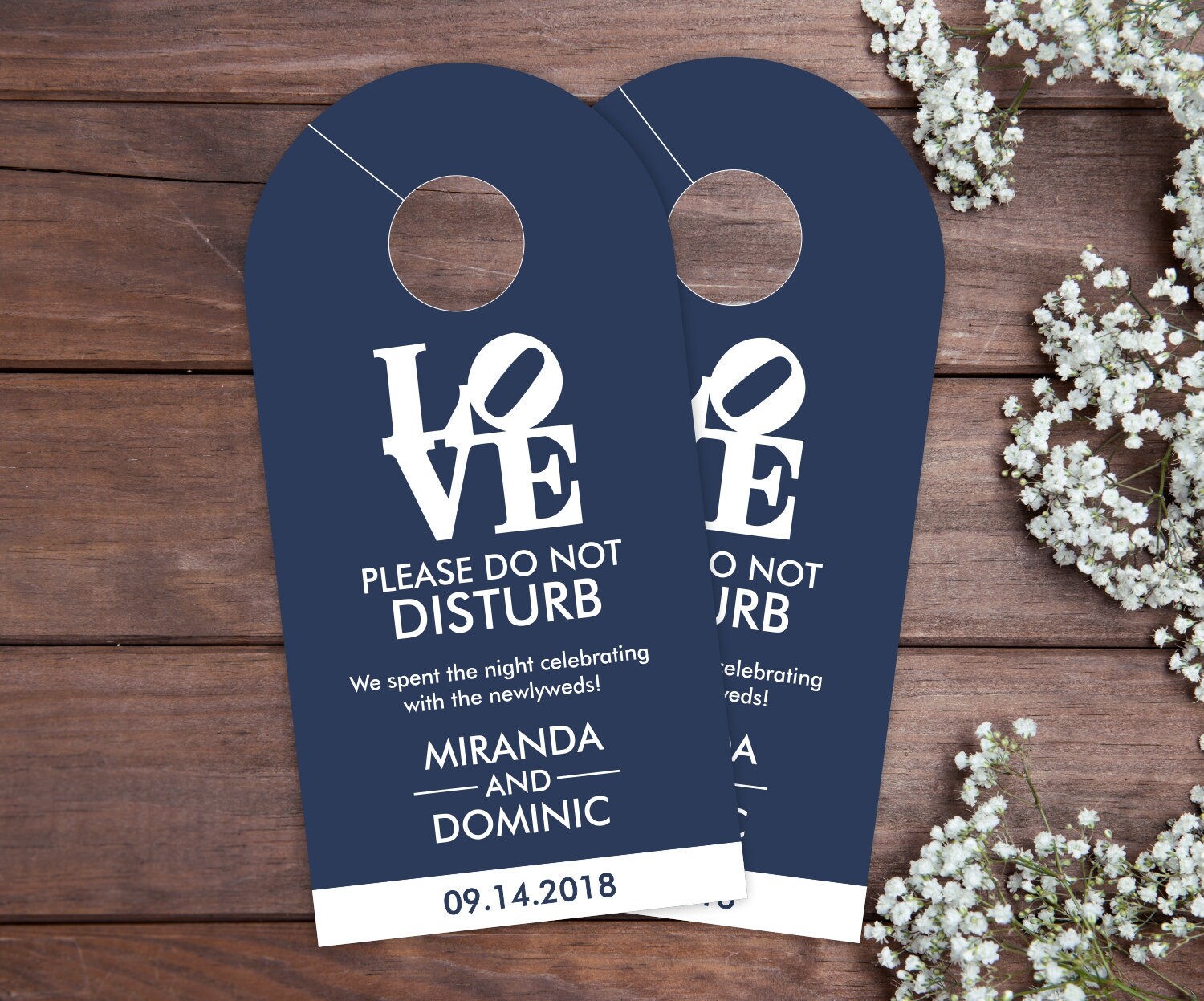 Wedding Door Hangers 12 Philadelphia Wedding Hotel Door Etsy