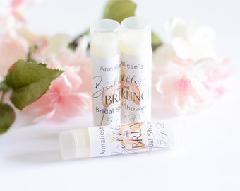 Bridal Shower Favors, Bridal Brunch Chapstick, Wedding Lip Balm Favors and Labels, Chapstick Party Favors #bsl-93