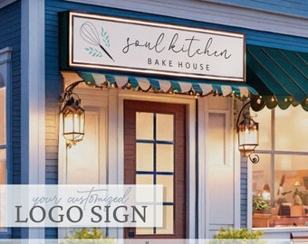 Custom Metal Logo Sign, Metal Business Sign, Business Signage, Large Business Sign, Metal Office Sign, Storefront Sign, Company Logo Sign