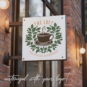 CUSTOM Logo Sign, Outdoor Business Sign, Exterior Storefront Sign, Weatherproof Logo Sign, Custom Store Sign, PVC Printed Store Front Sign