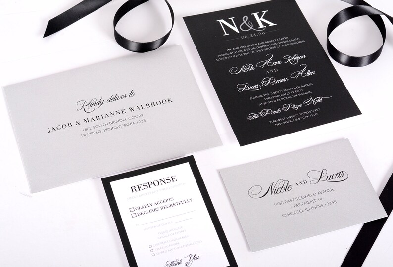 how to write black tie optional on a wedding invitation