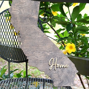 California Wall Sign, California Home Decor, Cali Wall Art, Wall Home Decor Sign, Rustic Home Decor, Rustic Wall Art, CA Home Wall Art Sign