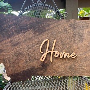 Montana Wall Art, Montana Home Decor, MT Wall Art Sign, Wall Home Decor Sign, Rustic Home Decor Wall Art, Montana Home Wall Art Sign