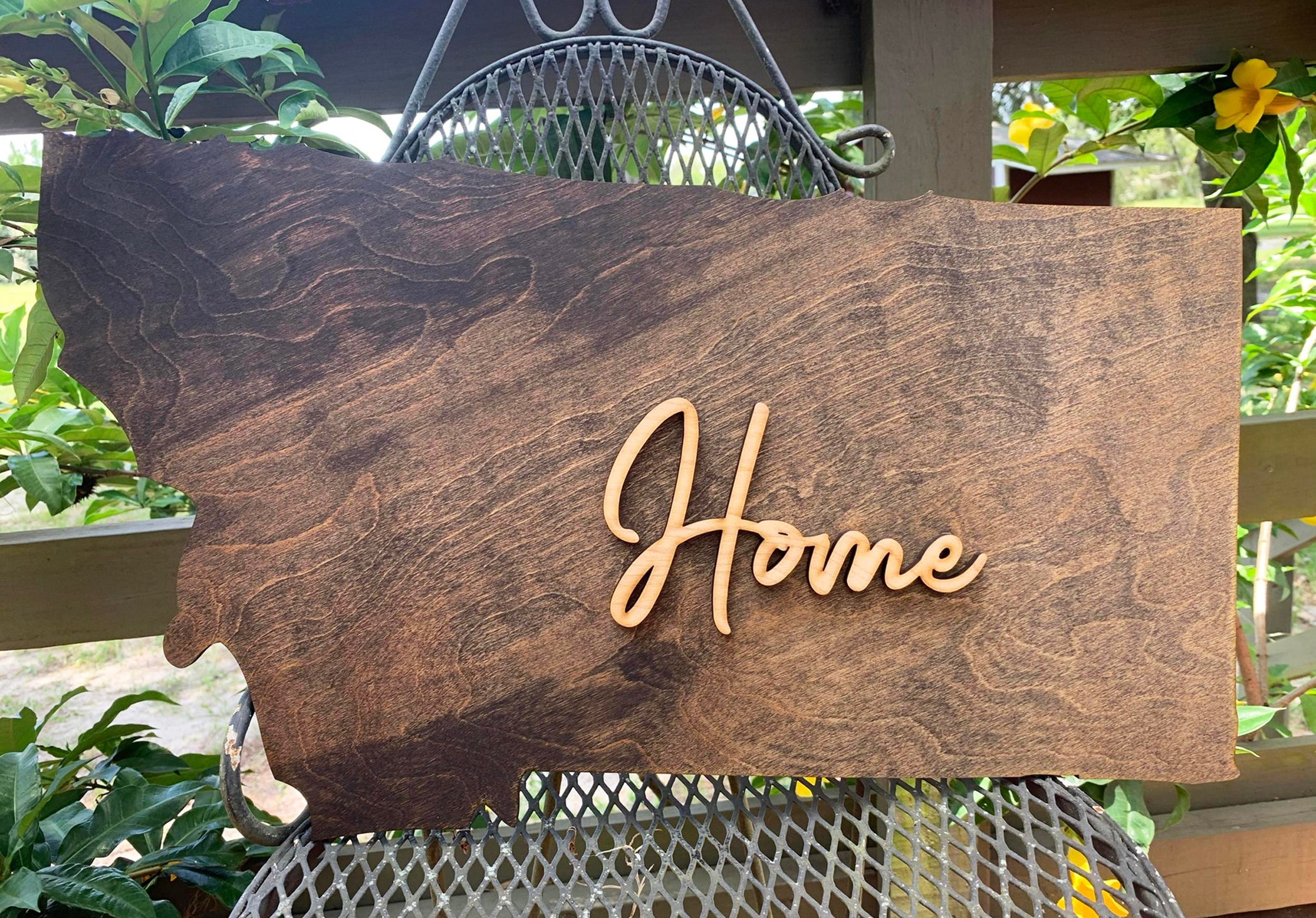 Montana Wall Art Montana Home Decor MT Wall Art Sign Wall Etsy