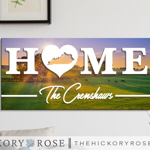 Custom Kentucky Sign | 3D Wood Wall Sign | Kentucky Decor, Kentucky Gifts | UV Printed Sign w/ 3D Letters | KY Home Sign | Housewarming Gift