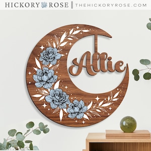 Moon Name Sign - Etsy