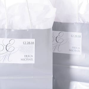 Wedding Favor Bags Personalized Welcome Bags image 1
