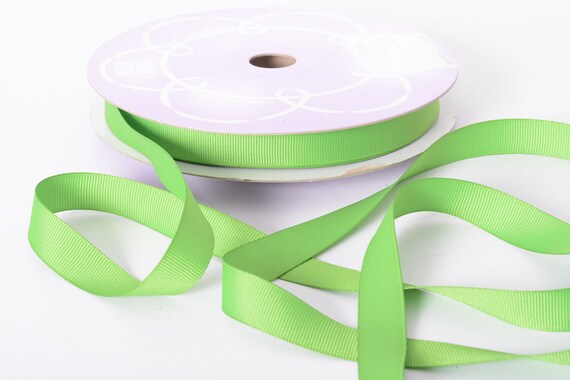 Green Crafting Ribbon - Emerald Green Grosgrain Crafting Ribbons - 50 ...