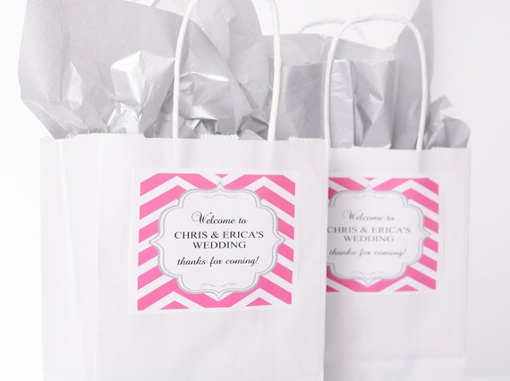 Personalized Wedding Hotel Welcome Bags