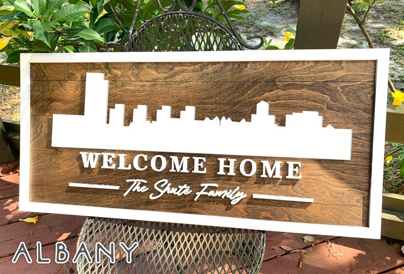 New York Home Decor Rochester Wall Art Sign NY Sign Etsy