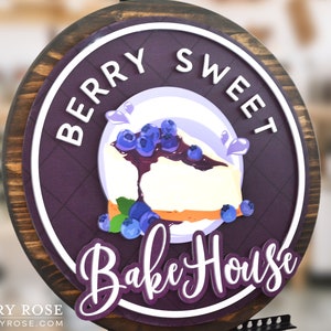 Bakery Shop Sign, Business Window Sign, Bakery Cake Shop Logo, Custom Bakery Sign, YOUR LOGO HERE Window Hanging Sign, Shop Window Sign