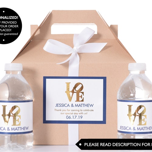 Wedding Favor Box Sets Philadelphia Wedding Boxes Etsy