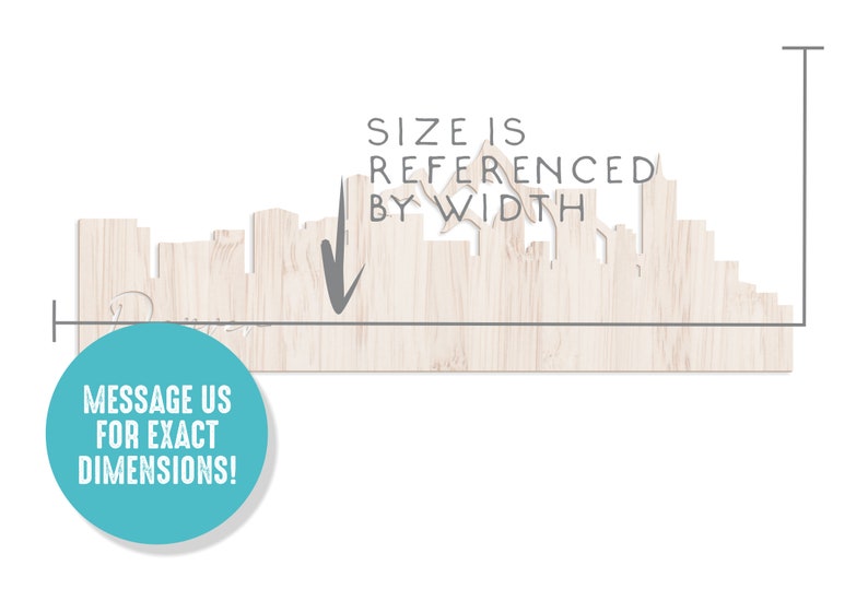 Denver Wall Sign City Skyline Wall Decor Denver Wall Art Etsy