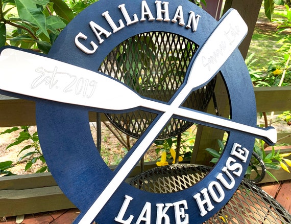 Customized Lake House Sign Family Lake House Lake House photo