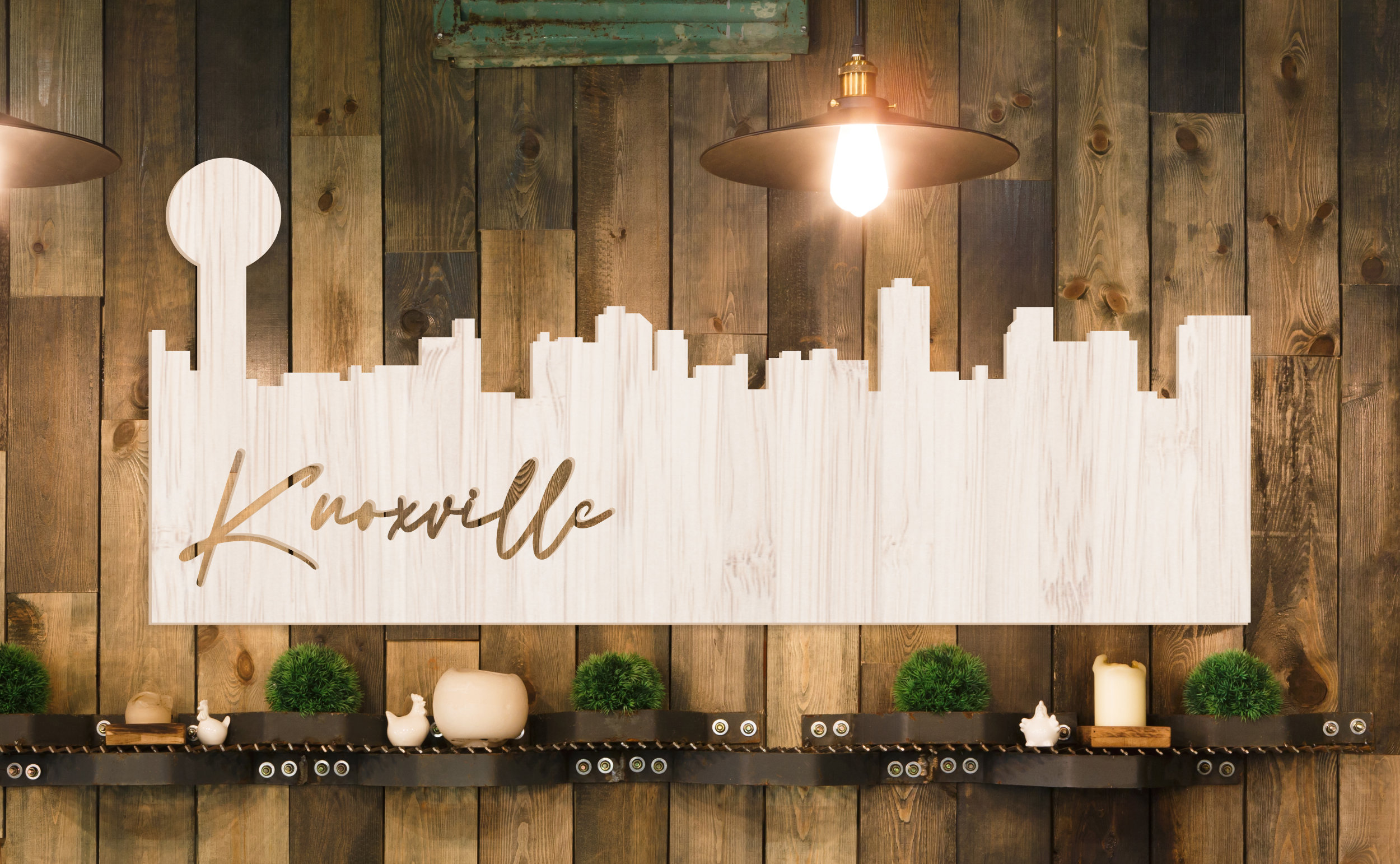 Knoxville Wall Sign City Skyline Wall Decor Knoxville Wall Etsy