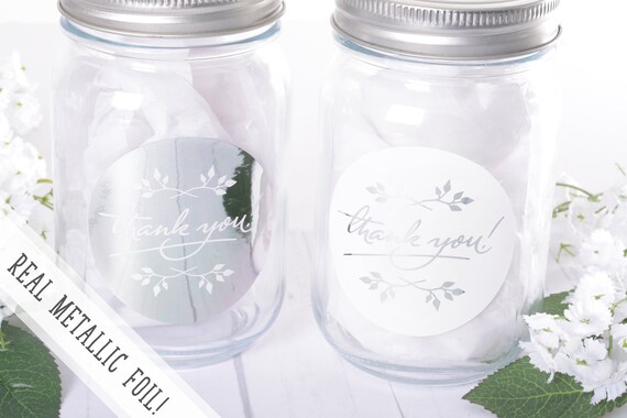 Thank You Wedding Stickers LabelsRus Wedding Favor Labels Round Stickers