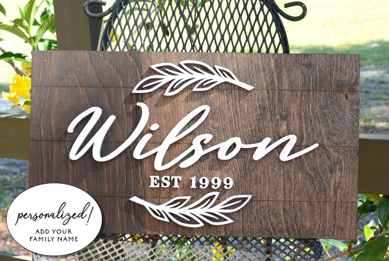 Custom Welcome Sign, Welcome Home Wall Sign, Welcome Door Sign, Wood