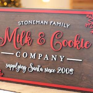 Custom Christmas Sign, Christmas Wall Decor, 3D Wood Sign, Custom Christmas Gifts, Holiday Decor Sign, Family Christmas Gift, Wooden Sign