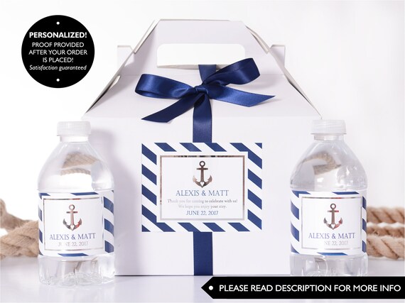 hotel wedding favors
