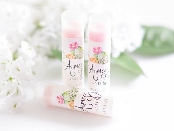 Wedding Lip Balm Labels