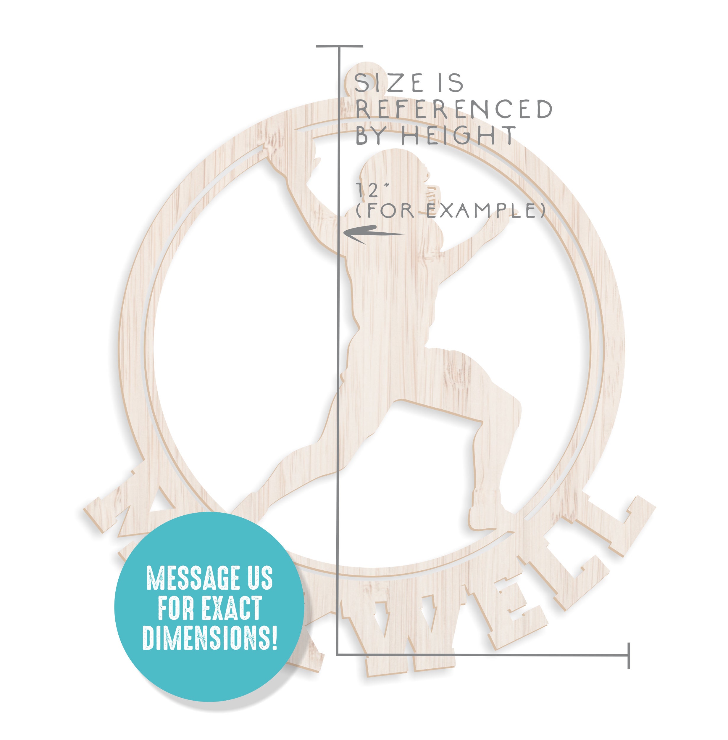 Football Name Sign Football Decor Football Wall Sign Custom | Etsy