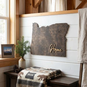 Oregon Wall Sign, Oregon Home Decor, Oregon Wall Art, Wall Home Decor Sign, Rustic Home Decor, Rustic Wall Art, OR Home Wall Art Sign