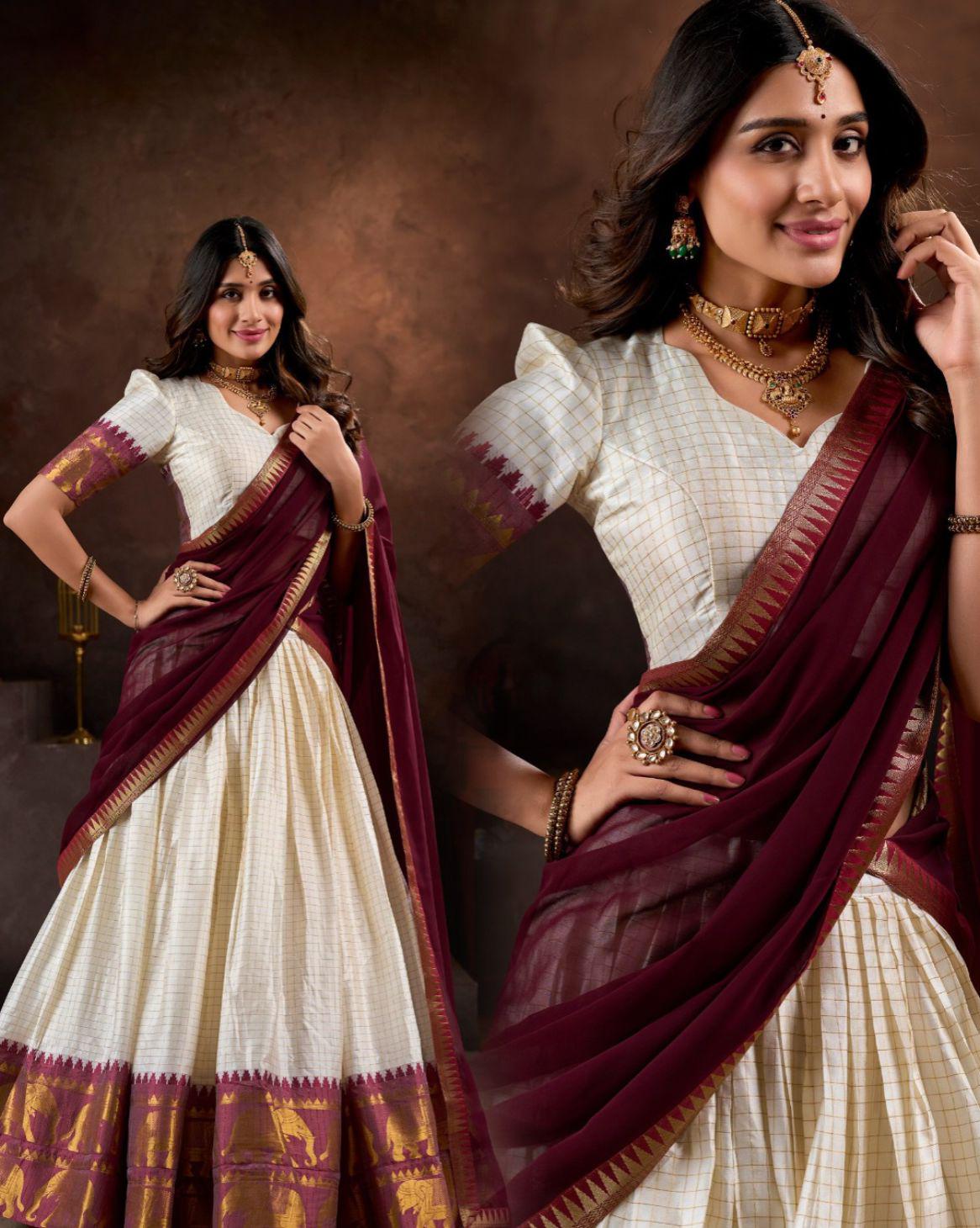 Sari con stampa ajrak - Italia