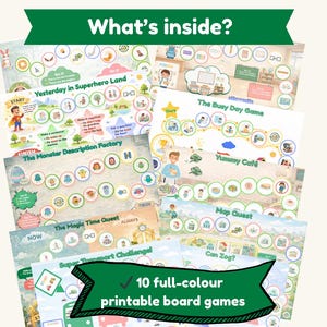 Jeux de société pour apprendre l'anglais oral aux enfants de 8 à 10 ans (niveaux A1 et A2). image 2