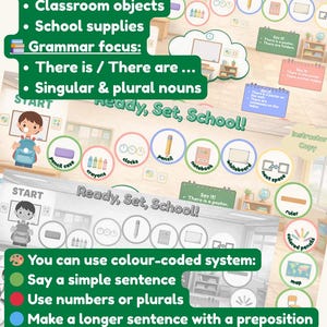 Jeux de société pour apprendre l'anglais oral aux enfants de 8 à 10 ans (niveaux A1 et A2). image 10