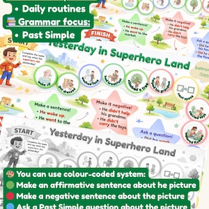 Jeux de société pour apprendre l'anglais oral aux enfants de 8 à 10 ans (niveaux A1 et A2). image 12