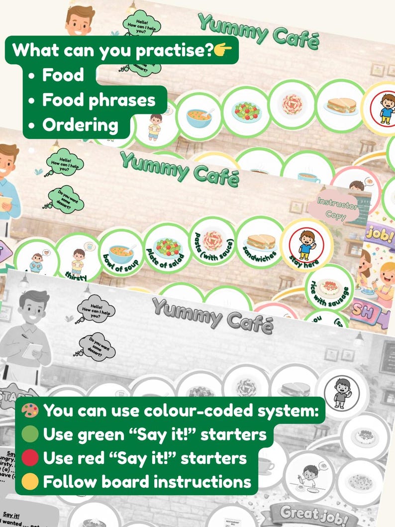 Jeux de société pour apprendre l'anglais oral aux enfants de 8 à 10 ans (niveaux A1 et A2). image 9