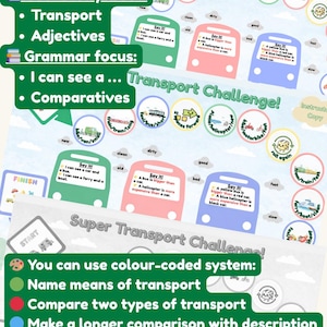 Jeux de société pour apprendre l'anglais oral aux enfants de 8 à 10 ans (niveaux A1 et A2). image 8
