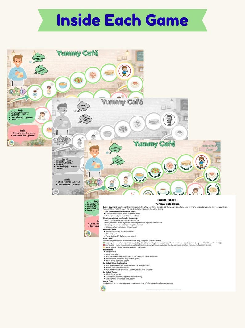 Jeux de société pour apprendre l'anglais oral aux enfants de 8 à 10 ans (niveaux A1 et A2). image 19