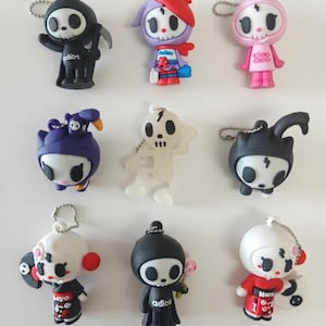 Tokidoki Adios & Ciao Ciao Keychain Set - Rare Collectible Figures