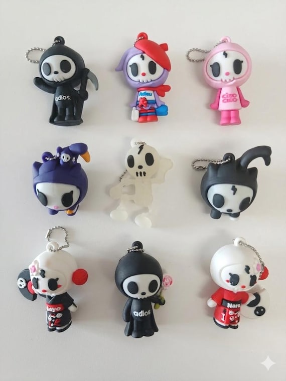 Tokidoki Adios & Ciao Ciao Keychain Set - Rare Collectible Figures