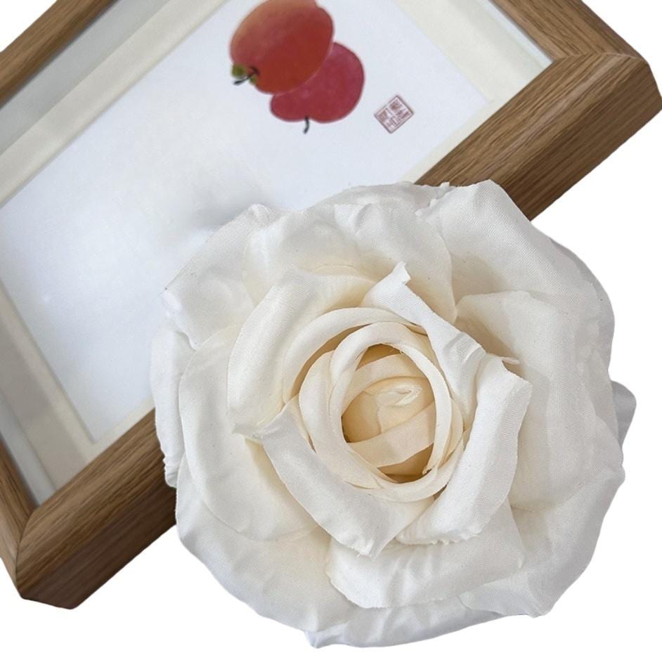 Artificial Rose Flower Heads Faux Silk Roses for DIY Wedding Decor ...