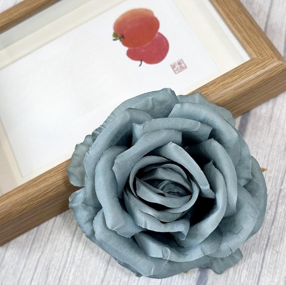 Artificial Rose Flower Heads Faux Silk Roses for DIY Wedding Decor ...