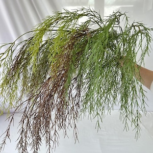 Ramillete artificial de brotes de sauce largos, tallo floral artificial realista para bodas, centros de mesa, decoración de jarrones para el hogar y arreglos florales hechos a mano.