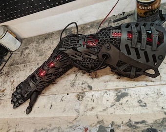 Cyberpunk Arms for Cosplay | Futuristic Arm Armor | Cyborg Costume Accessory | Sci-Fi Cosplay Props