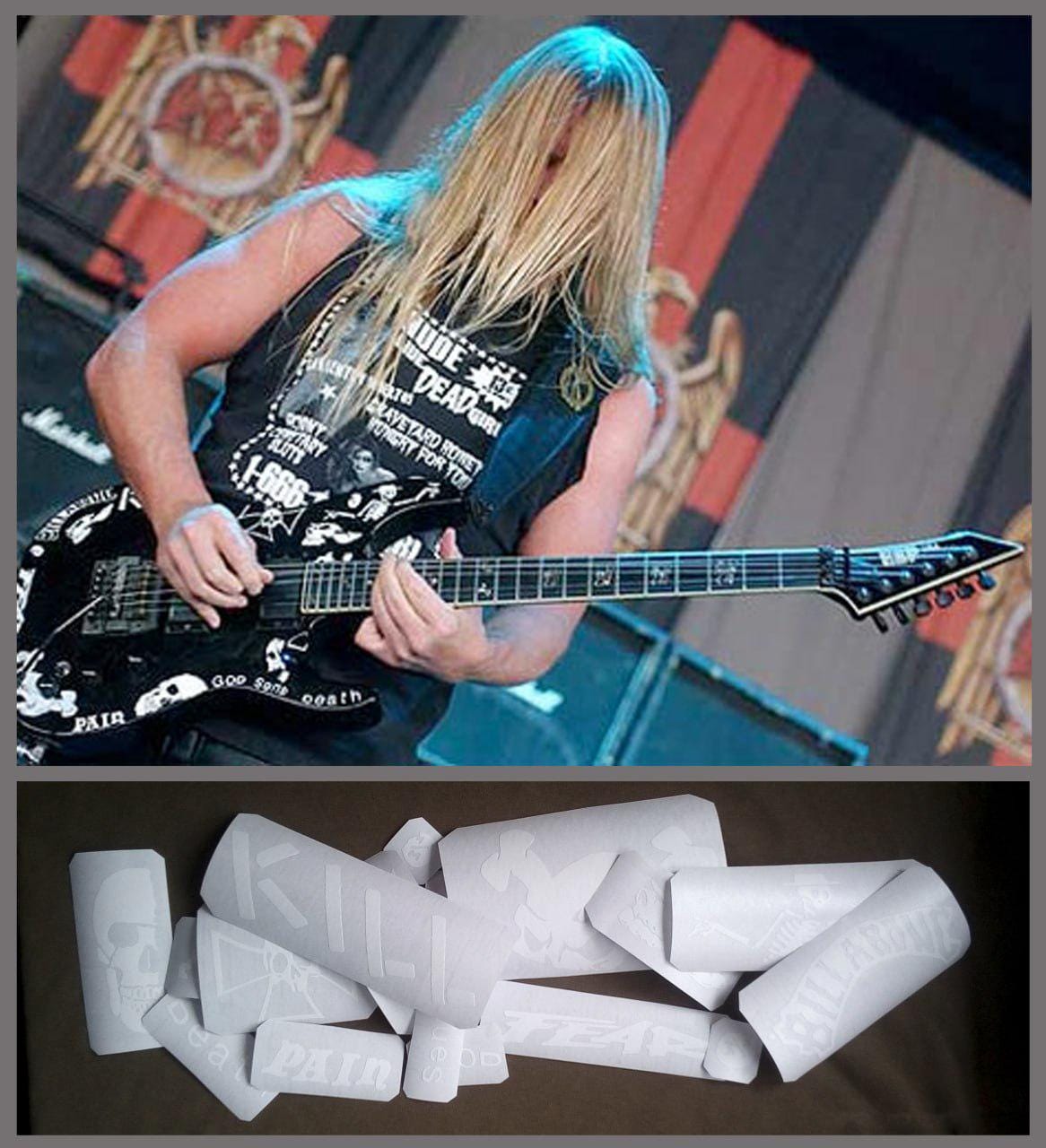 Jeff hanneman guitar - Etsy 日本