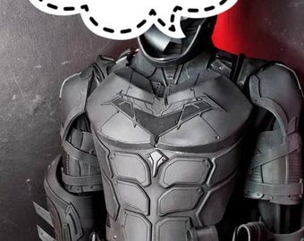 Bat Chest Template – EVA Foam Armor Pattern for DIY Cosplay (Printable File)
