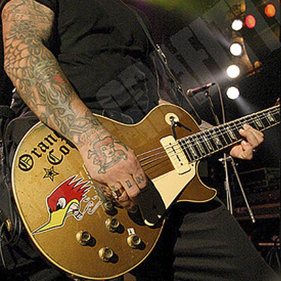 Guitar Stickers Woodpecker & Orange County Decal Sxdx (mike Ness