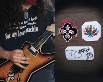 Guitar stickers Dean ML decal Kiss …THINK-Weed (Dimebag Darrell Style)