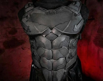 Black Bat Cosplay Chest Armor | Dark Knight Chest Plate | Superhero Costume Prop | Realistic Bat Suit Armor | Bat Costume for Men