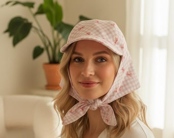 American Style Garden Headscarf for Women, Country Inspired Sun Protection Head Wrap, Casual Outdoor Accessory Gift for Her Mom